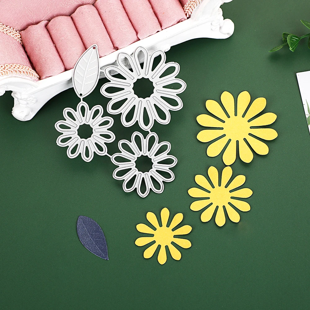 

Flower Cutting Dies Scrapbooking DIY Molds Paper Card Making Decor Craft Embossing Folder Cut Stencil Template Slimline Dies New