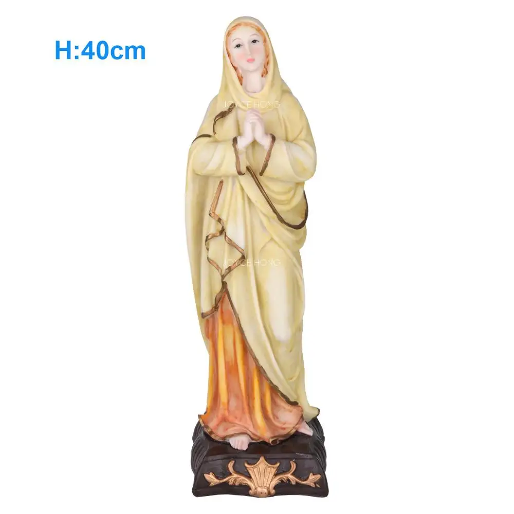 Blessed Статуя Девы Марии из Lourds Рисунок Фигурка Скульптура Иисуса Христа