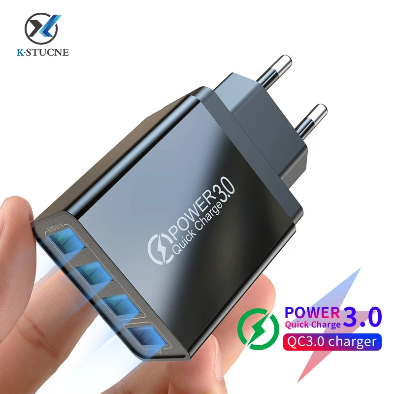 USB-зарядное устройство KSTUCNE с функцией быстрой зарядки 3 А 48 Вт для iPhone XS 11 Pro Max Xiaomi