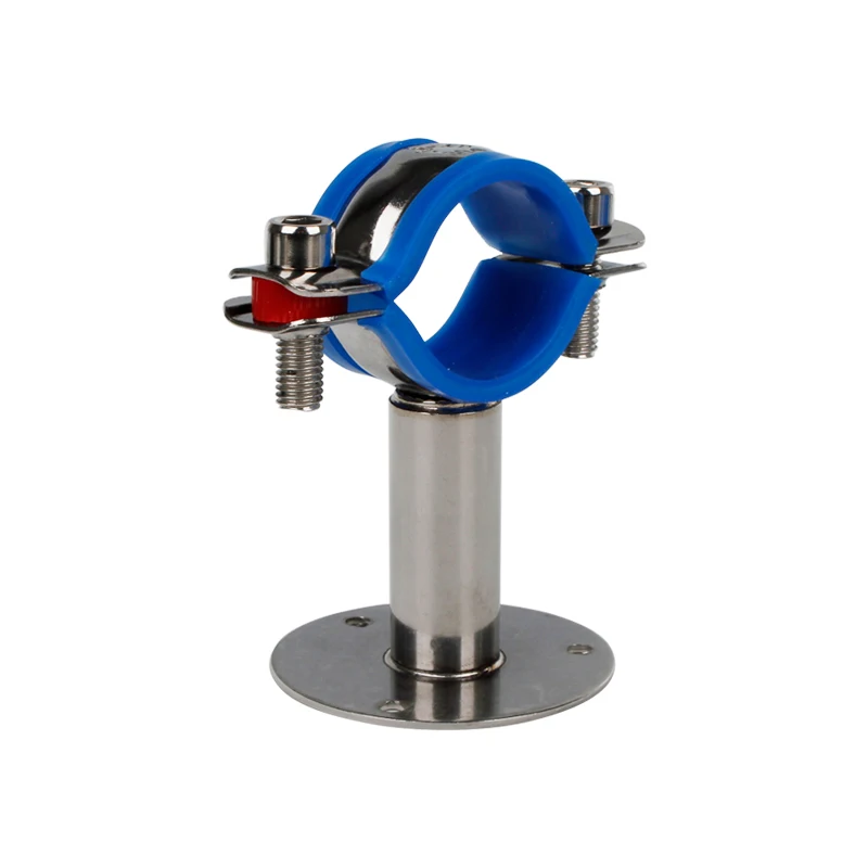 

2Pcs 304 Stainless Steel Embrace Hoop Adjustable Screw Bracket Tube Circular Fixed Hose Clamp Fasteners for Tube