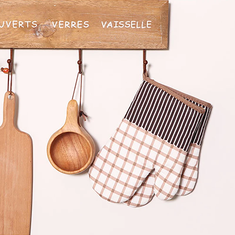 1 шт. хлопковые перчатки для духовки термостойкие микроволновой печи кухонные