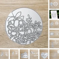 leaves flower butterfly cherries tartlet stamps and dies new arrival 2021 scrapbook diary decoration stencil embossing template