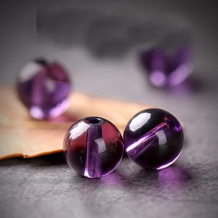 Винтажные фиолетовые бриллианты фурнитура для ювелирных изделий бусины Лариат