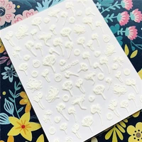 newest hanyi 230 231 232 265 266 267 flower 3d nail art sticker nail decal stamping export japan design