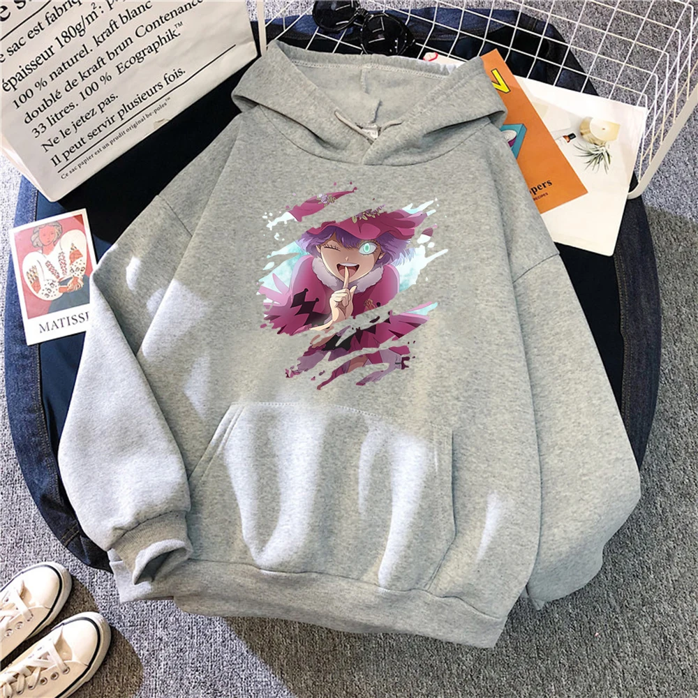 

2021 Anime Schwarz Clover Druck Hoody Fashion Street Pullover Hoodies Oansatz Sweatshirts Hip Hop Fleece