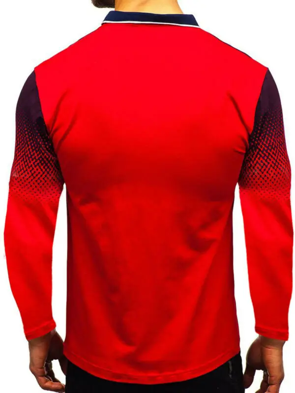 

Men's Slim Fit Shirts Long Sleeve Casual Golf T-Shirt Jersey Tops Muscle Tee Casual Top Male Clothing