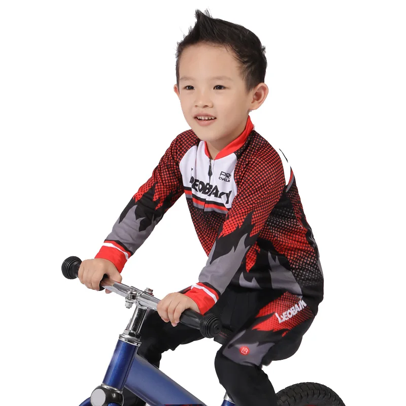 Зимняя Теплая Флисовая одежда для велоспорта Детская велосипедная спортивная