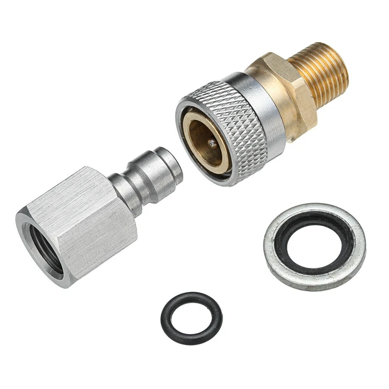 

Top!-1/8BSP Filling Charging Hose Quick Release Coupler Adapt