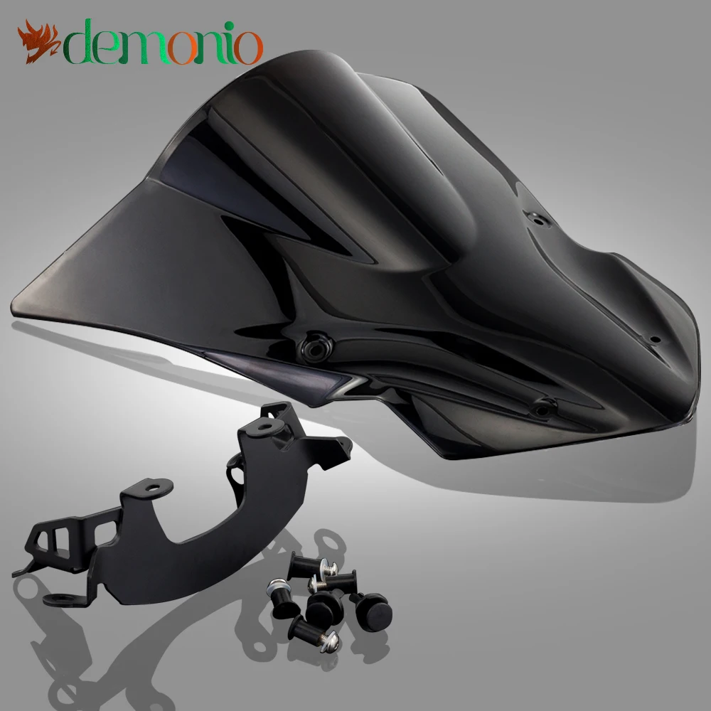 

For Kawasaki Z900 2017 2018 2019 Motorcycle Accessories Windshield WindScreen Windproof Double Bubble Z 900 New High Quality