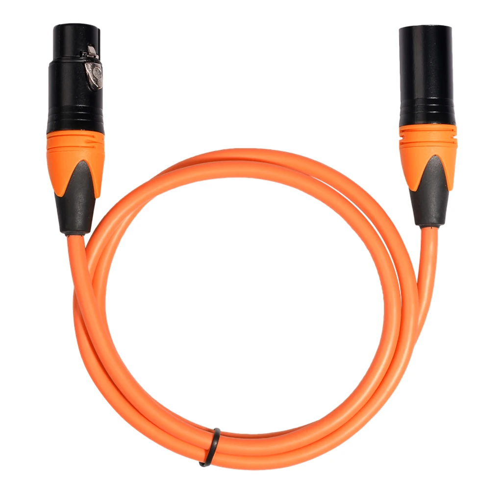 XLR M к F 3 Pin лучшие контакты сбалансированный микрофон аудио кабель 6 видов цветов