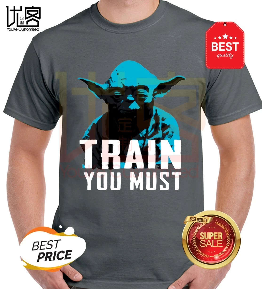 Дрессируйте свою должны футболка для Для мужчин наряд подчеркивающий