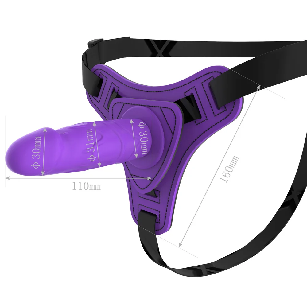 Женские реалистичные трусики ремешок для пениса на большой женской анальной