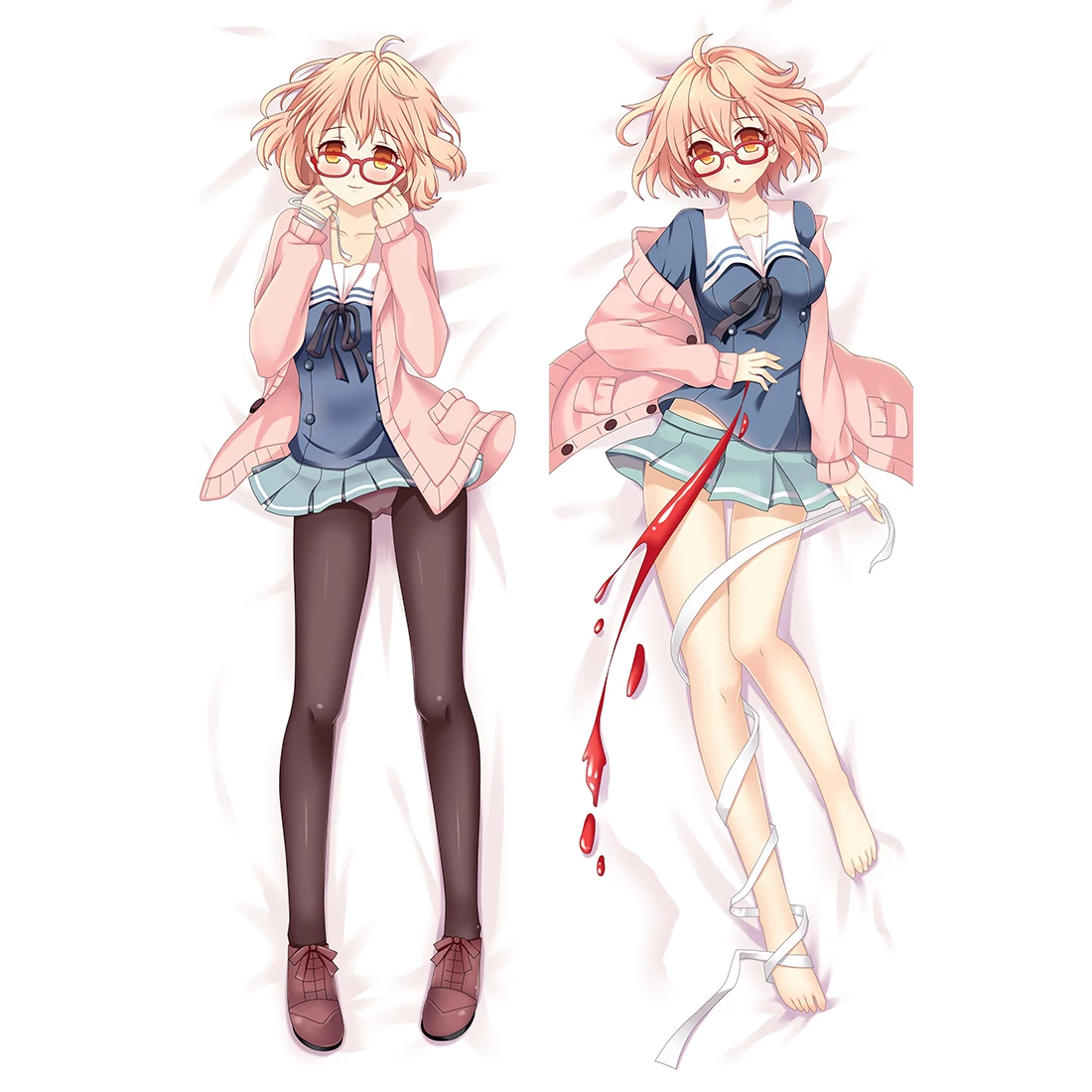 Mxdfafa Аниме Kyokai No Kanata Dakimakura Чехол обнимающая Подушка манга 3D Двусторонняя чехол