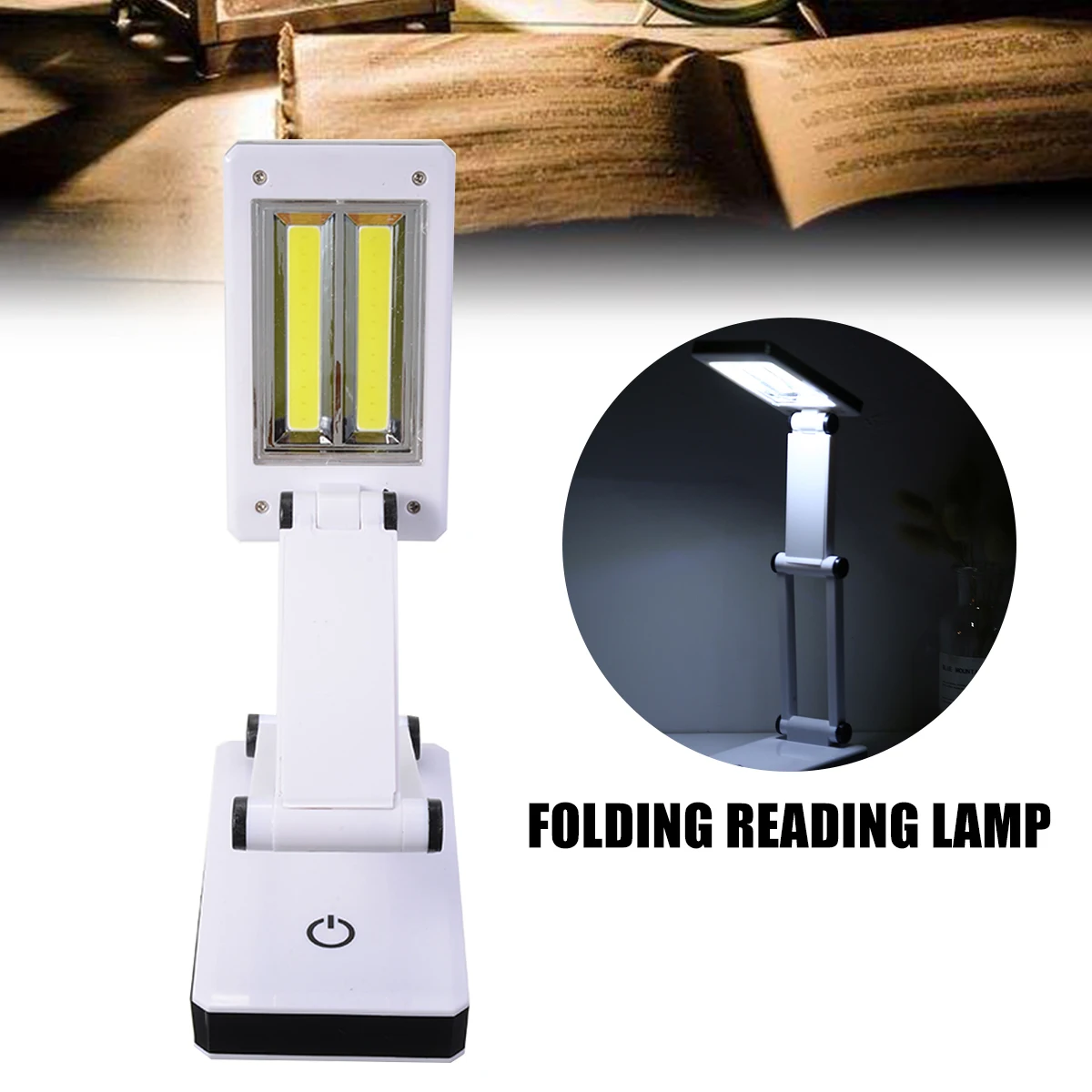 Светодиодный складной светильник для чтения Перезаряжаемый USB прикроватный