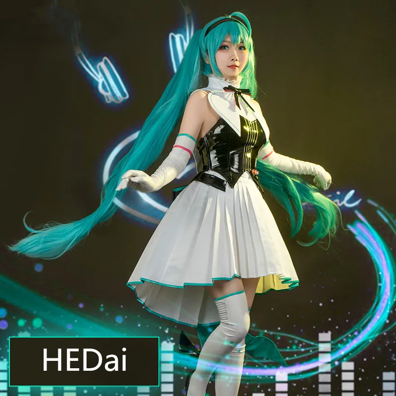 

Anime VOCALOID Miku Symphony Girl Cosplay Costume Woman Dress Miku Christmas Outfits Clothes