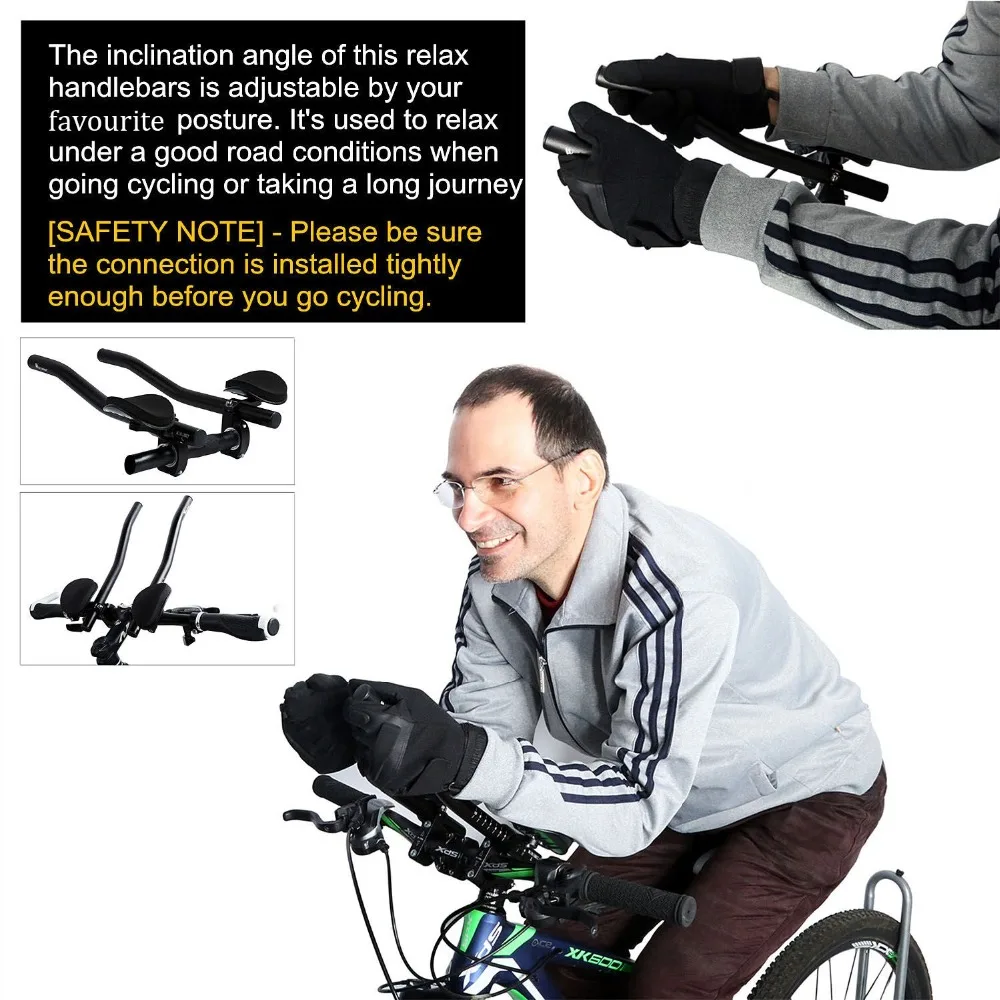 Велосипедный упор TT зажим на руль аэродинамические перекладины удлинитель