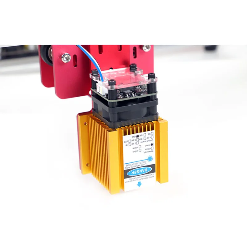 Хит продаж цельнометаллический лазерный гравер 45*45 см 2500 мвт 3500 МВт Деревянный