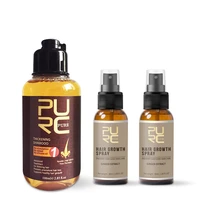 purc hot sale hair loss set thickening shampoo hair essence oil hair growth spray hair loss treatment help for hair growth