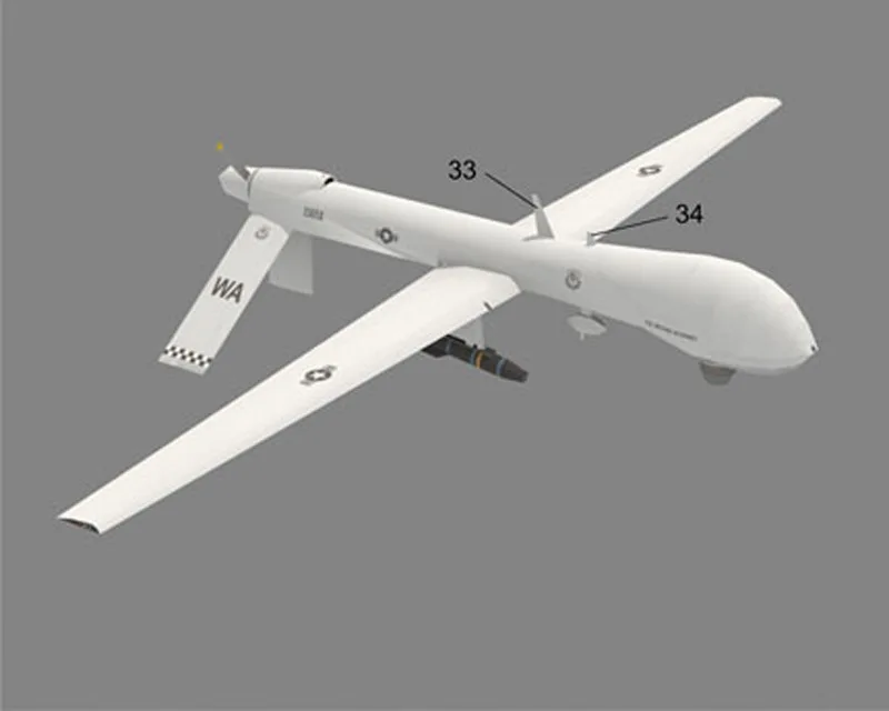Модель самолета в американском стиле 1:1, модель беспилотного хищника, модель самолета, Инструкция «сделай сам» от AliExpress WW