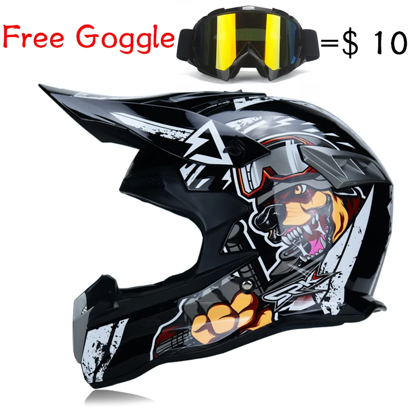 

Motorcycle Helmet Men Women Atv Dirt Bike Cross Motocross Helmet Off-Road Casque Motorcycle Casco Capacetes Cascos Para MotoHelm