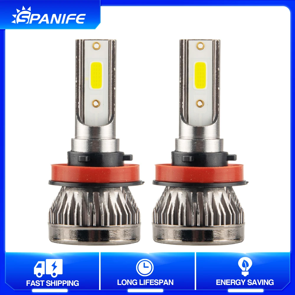 

Spanife 10000LM h7 led headlight H1 H4 H11 Led Car Headlights Bulbs 9005 9006 36w 12V high power Canbus Auto Lamp