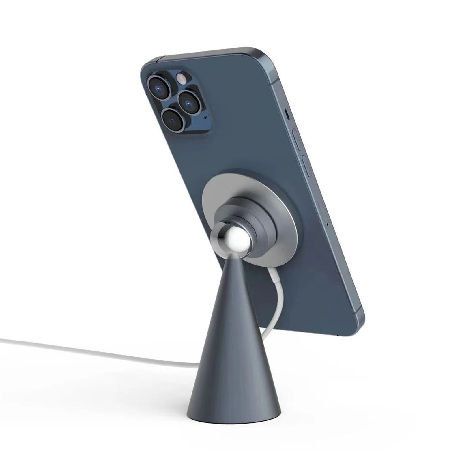 NEW Magnetic Charger Phone Holder Bracket Desktop Mount For IPhone 12 Pro Max 12 Mini Wireless Charger Stand