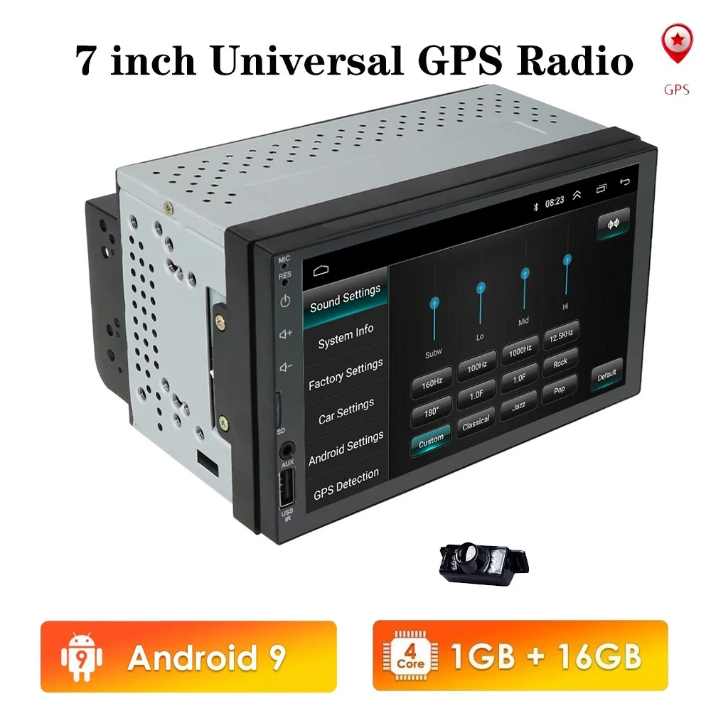

Автомагнитола 2DIN 4G, мультимедийный плеер с сенсорным экраном Mirrorlink, Bluetooth, FM, USB, Wi-Fi, для камеры 7 дюймов
