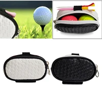 golf ball pouch ball bag organizer case zipper golf accessories for men women professional pro storage accessories container
