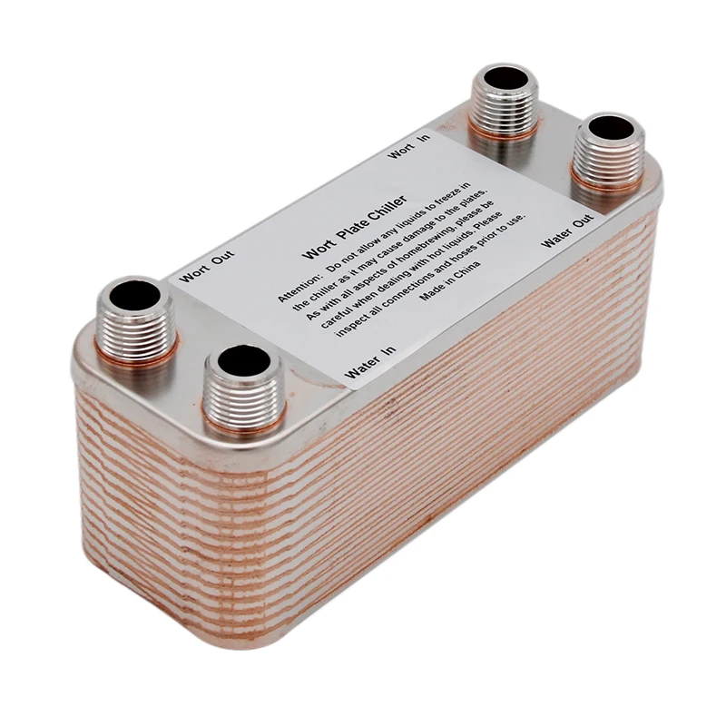 Домашний пивной Чиллер с 30 тарелками мужской чиллер 1/2 &quotNPT теплообменник из