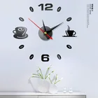 Цифровые настенные часы с наклейками, современные дизайнерские часы сделай сам, настенные часы для кухни, гостиной, домашний декор сделай сам, гостиная, кварцевые часы с иглой