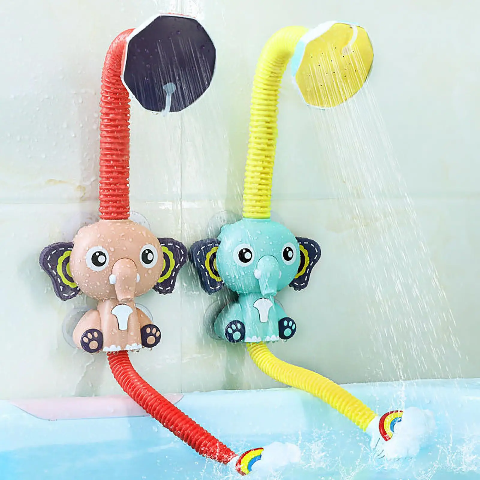 

Baby Funny Water Game Bath Toy Bathing Tub Elephant Shower Faucet Spray Water Swimming Bathroom Bath Toys For Children