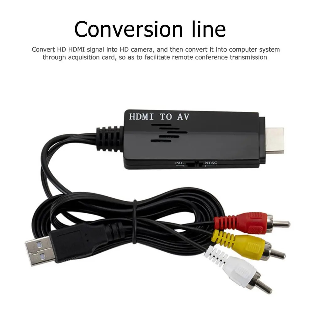 1080P HDMI к RCA конверсионный av-кабель стабильная работа надежный простой в