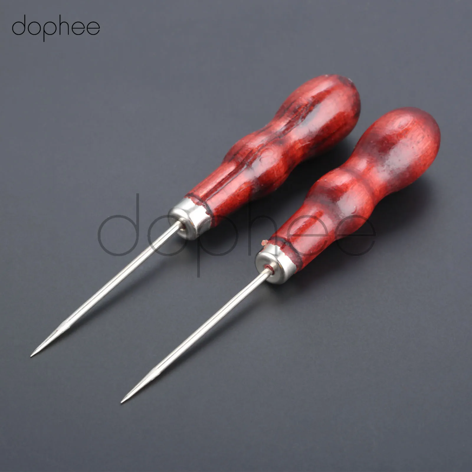 Dophee инструмент для шитья и ремонта шил с деревянной ручкой многоразовые круглые