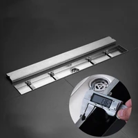 linear channel floor drain gate 304 stainless steel deodorization type shower bathroom drain cover invisible large displacement