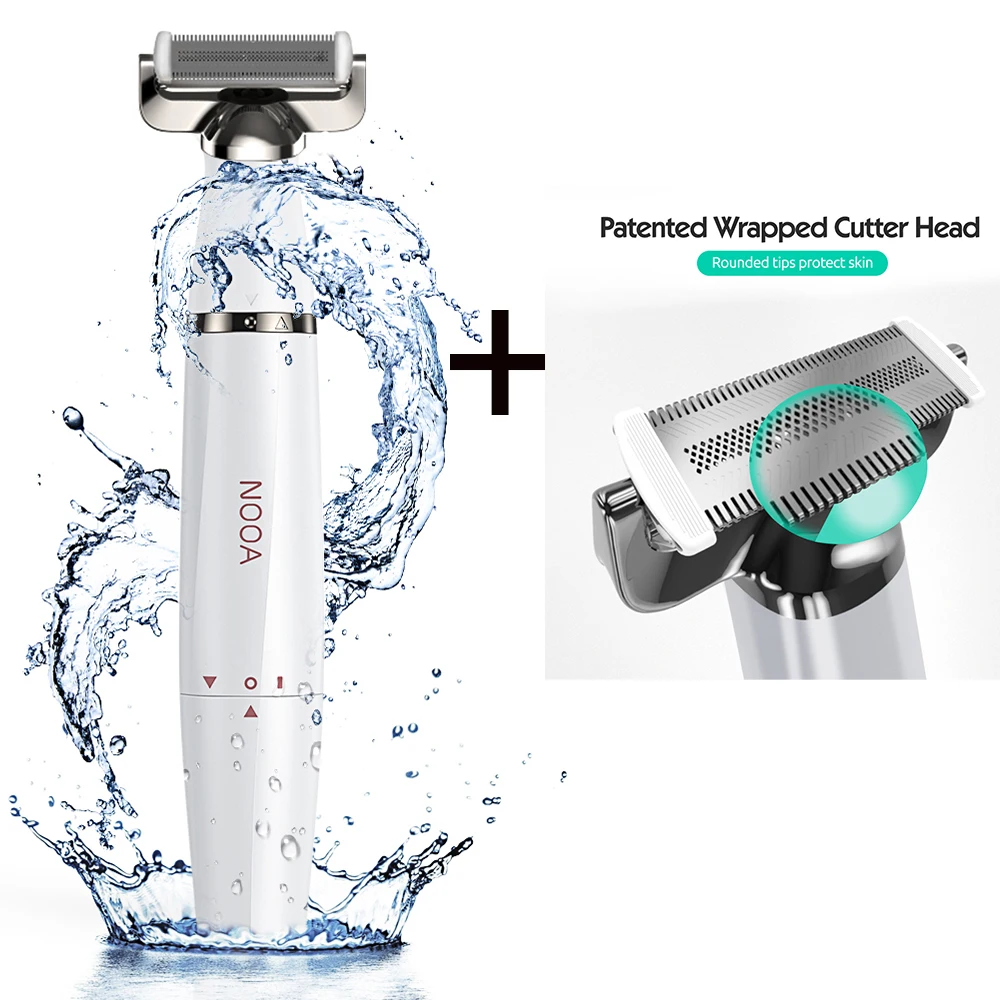 NOOA электрический для мужчин бритва лезвие волос на теле бровей Триммер бикини