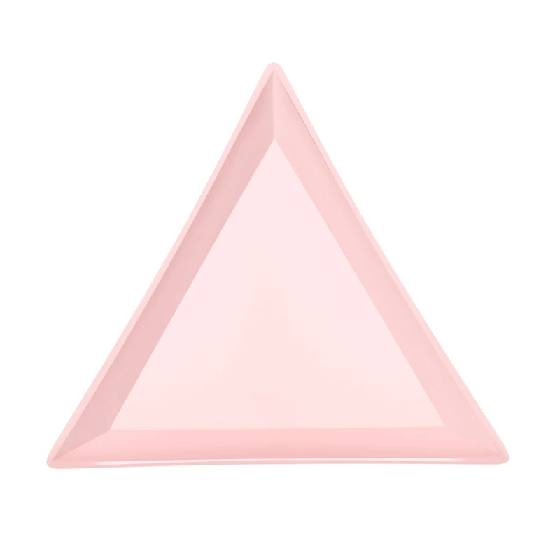 Четыре лилии 4 цвета Треугольные пластиковые Стразы для дизайна ногтей коробка