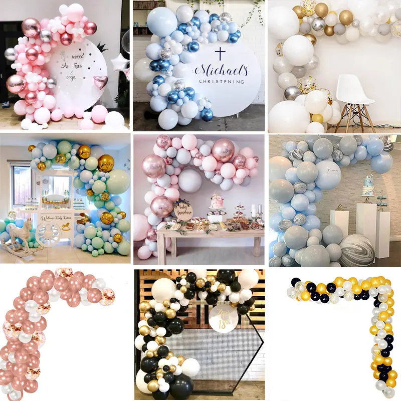 Воздушные шары Декор на День рождения Праздничное свадебное украшение для