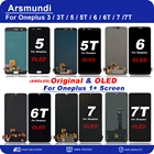 Оригинальный дисплей AMOLED для Oneplus 3, 3T, 5, 5T, 6, 6T, 7, 7T, ЖК-дисплей, запасные части для One Plus OLED