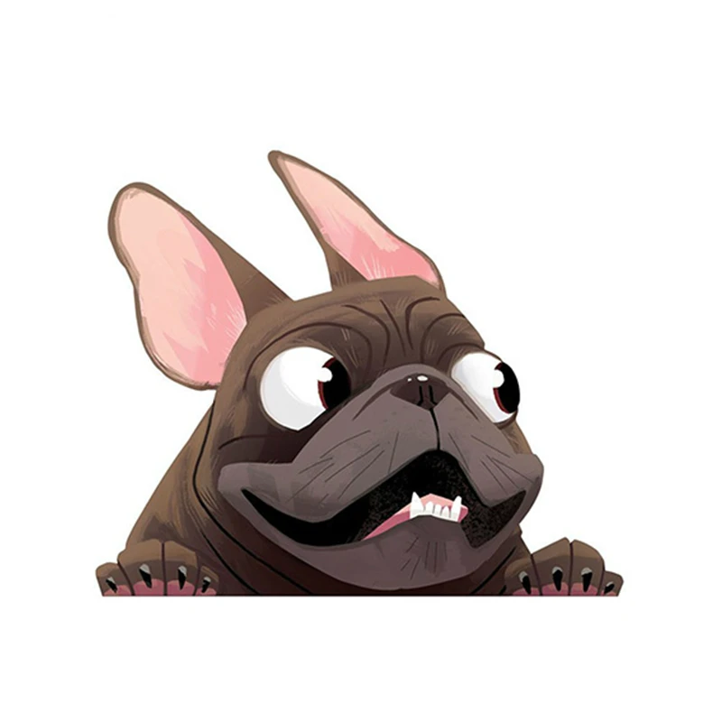 

Car Sticker, French Bulldog Cute Waterproof Decal Notebook Motorcycle Car Decorative Accessories PVC,13cm*11cm