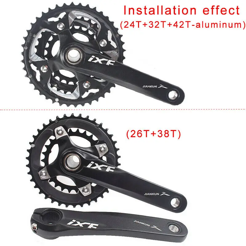 

104/64BCD Chainring Double/triple Speed Crankset 2*10S 3*10S Crank Set 24T 26T 32T 38T 42T Mountain Bike Chainwheel MTB Part