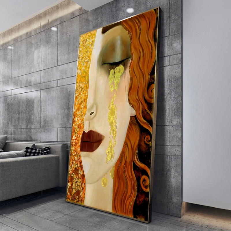 Живопись Густав Климт (Густав Климт) Золотые слезы глаз украшение на стену принты