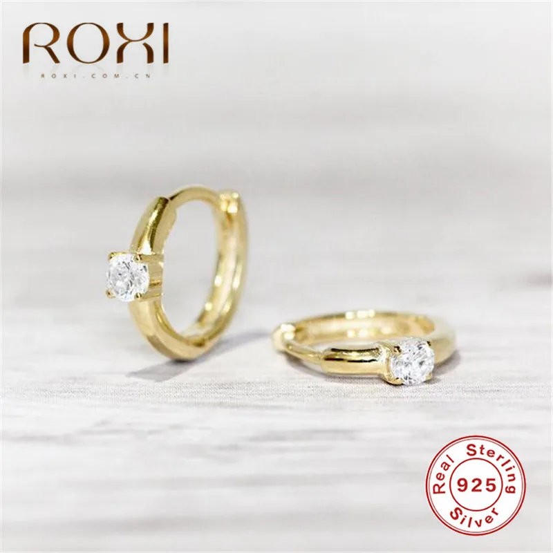 Женские классические серьги из серебра 925 пробы с четырьмя креплениями |