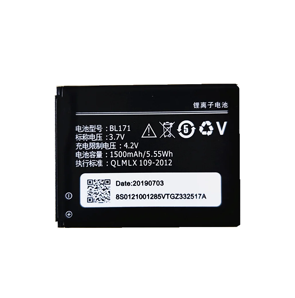 Высококачественный аккумулятор BL171 1500 мАч для Lenovo A319 A65 A60 A500 A368 A390 A390T A356 A370E -