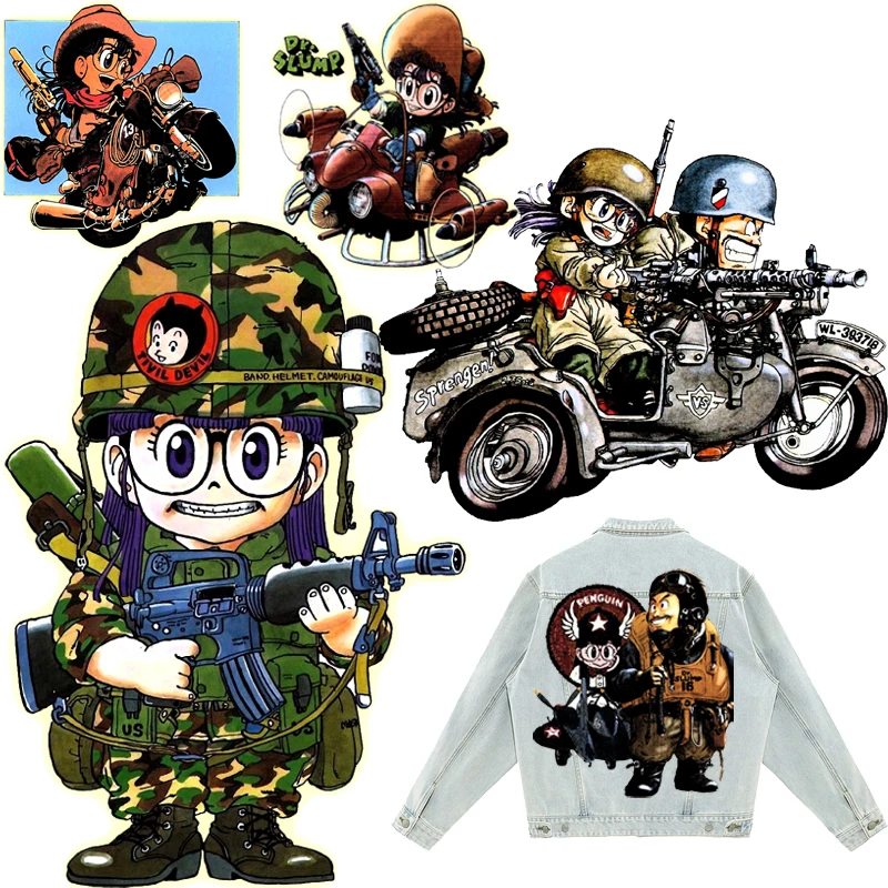 

Anime Military Airsoft Patches Biker Thermal Sticker on Clothes Iron-on Transfers for Clothing Thermoadhesive Patch Diy Applique