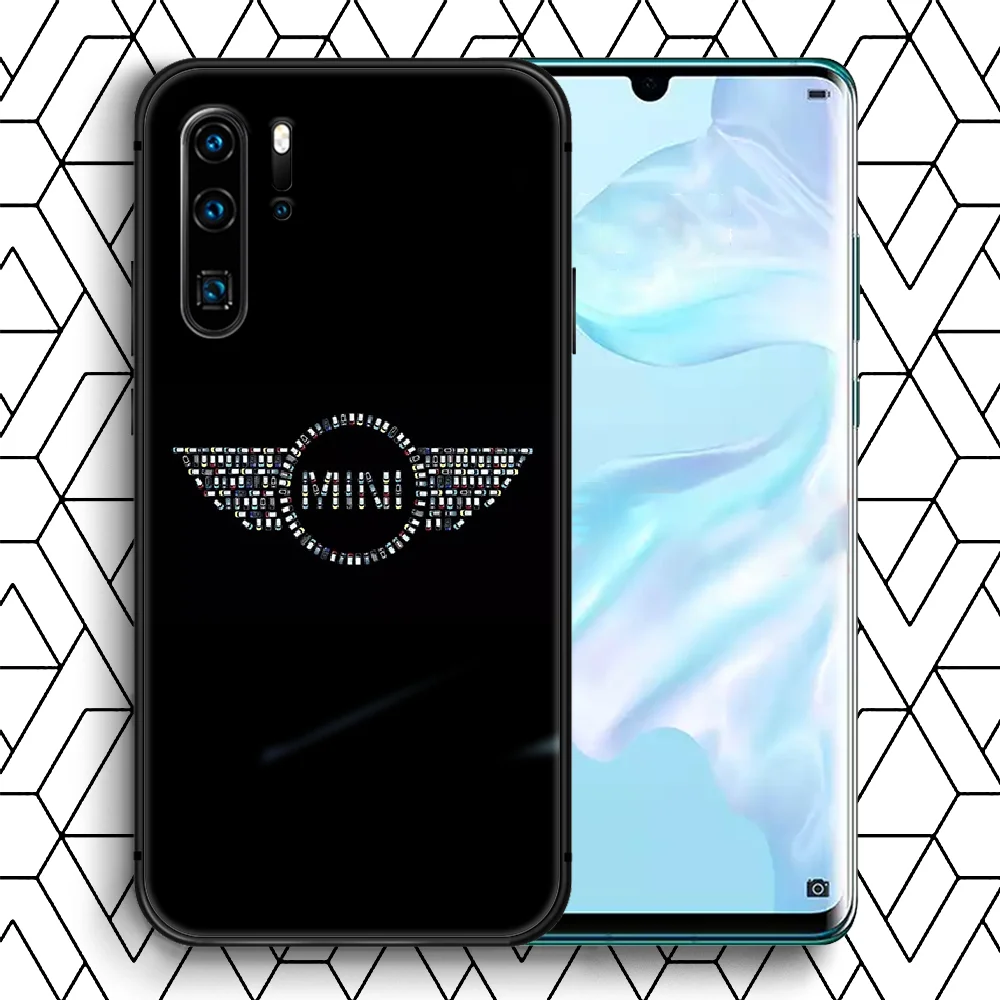 

Mini Cooper Sport Car Phone Case For Huawei P Mate Smart 10 20 30 40 Lite Z 2019 Pro black Etui Trend Coque Tpu Waterproof