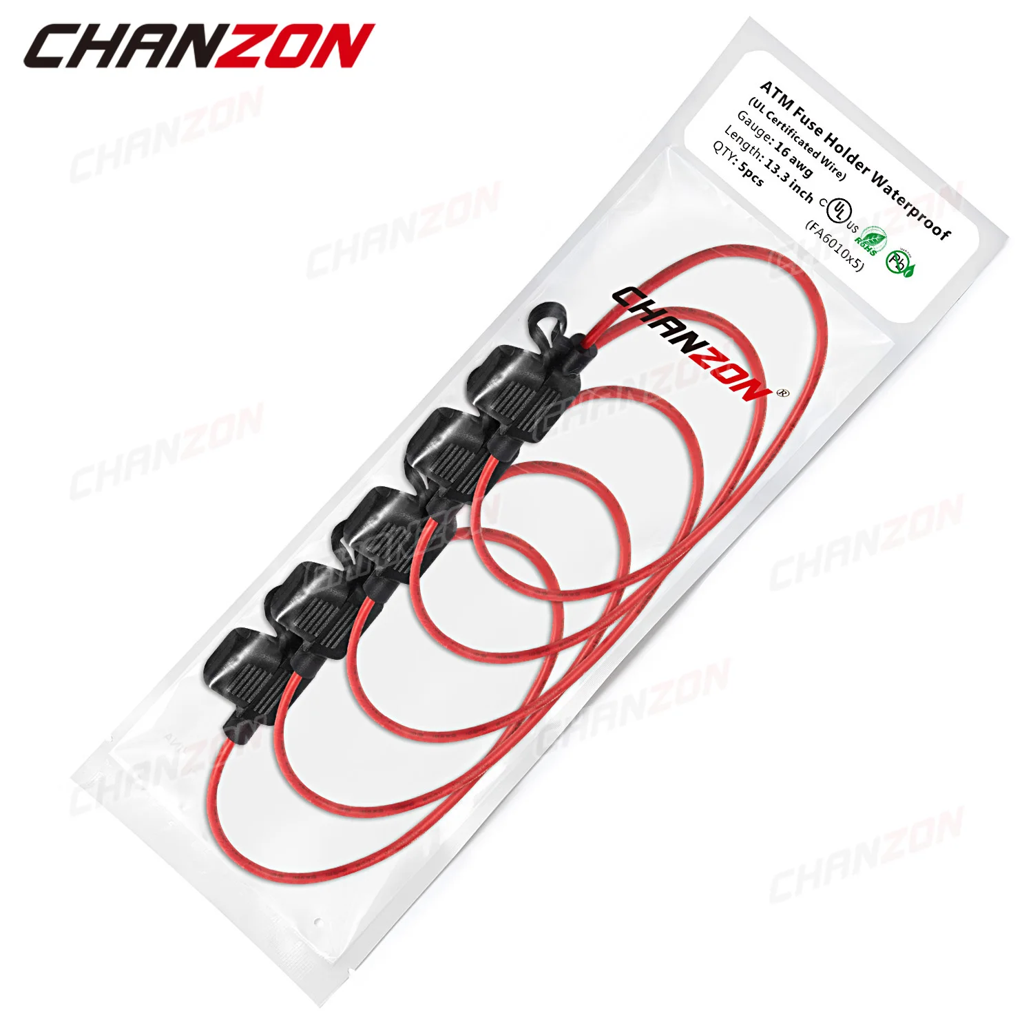 Автомобильный мини-предохранитель 12 В 32 16 AWG 5 шт.