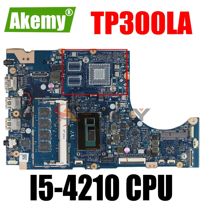 

Материнская плата TP300LA I5-4210CPU для ASUS TP300 TP300L TP300LA TP300LJ Q302L Q302LA Материнская плата ноутбука MAIN BOARD протестирована