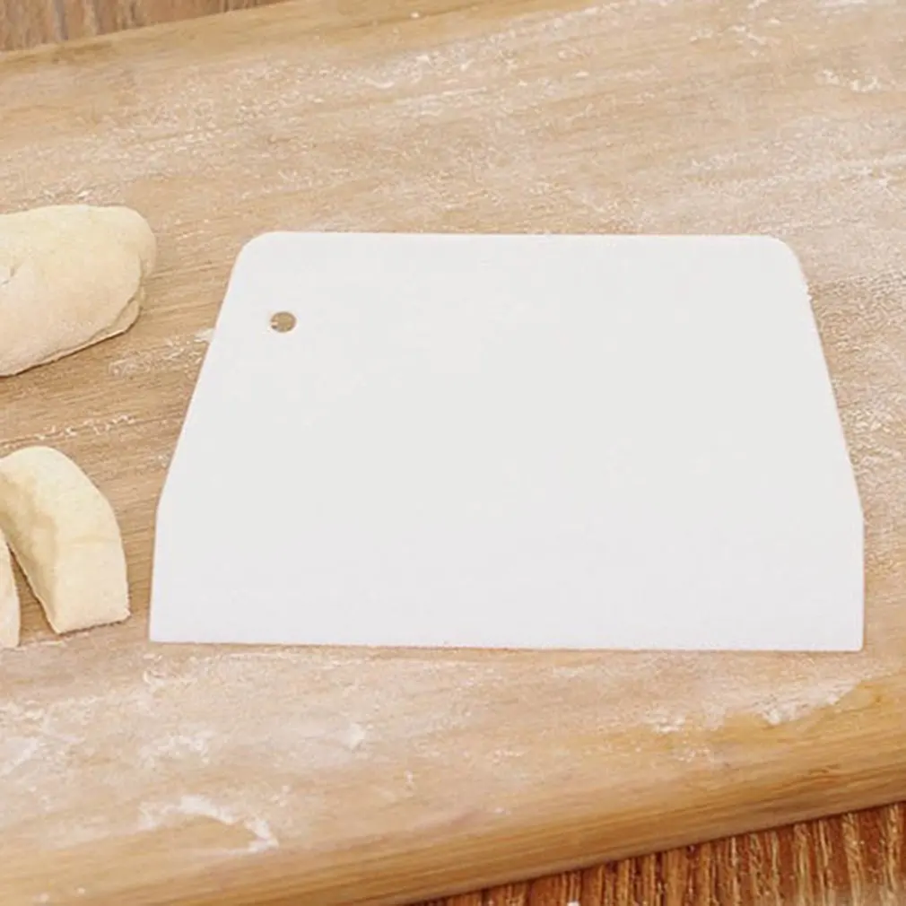 Инструменты для выпечки пластиковый скребок трапециевидный маленький нож резки