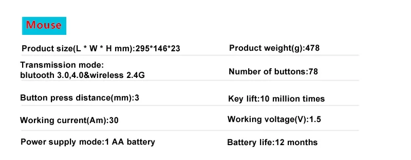 Rapoo 8000M многомодовая Бесшумная Беспроводная клавиатура мышь комбо Bluetooth 3,0& 4,0 RF 2,4G переключение между 3 устройствами