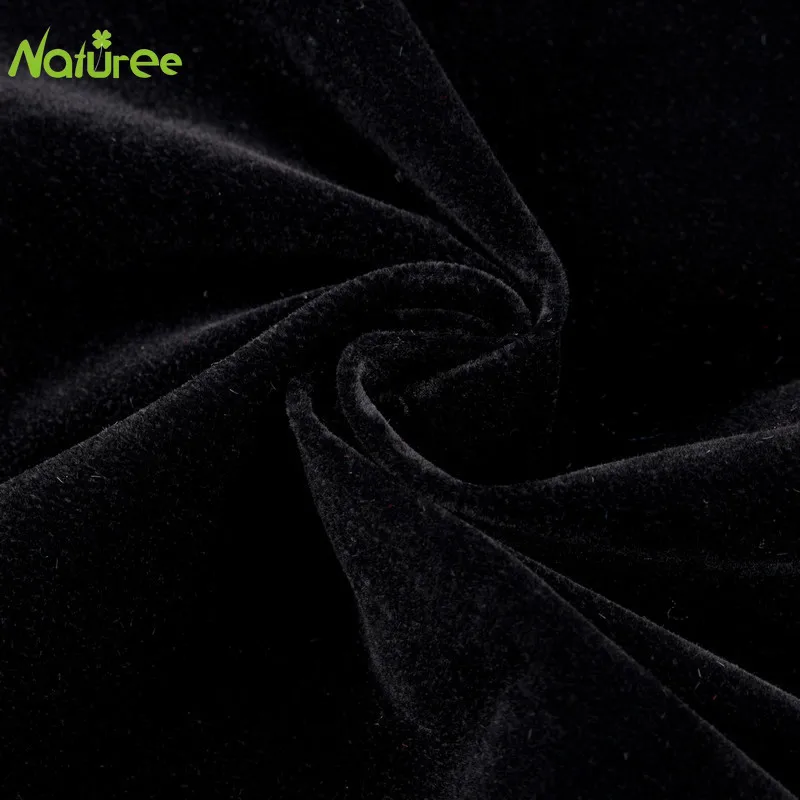 1 4 м * 0 5 черный цвет высокое качество бархатная Флокированная Ткань для шитья
